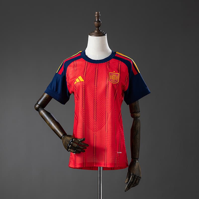 Jersey Spain 2026 Home Player Version Wanita Jersey S