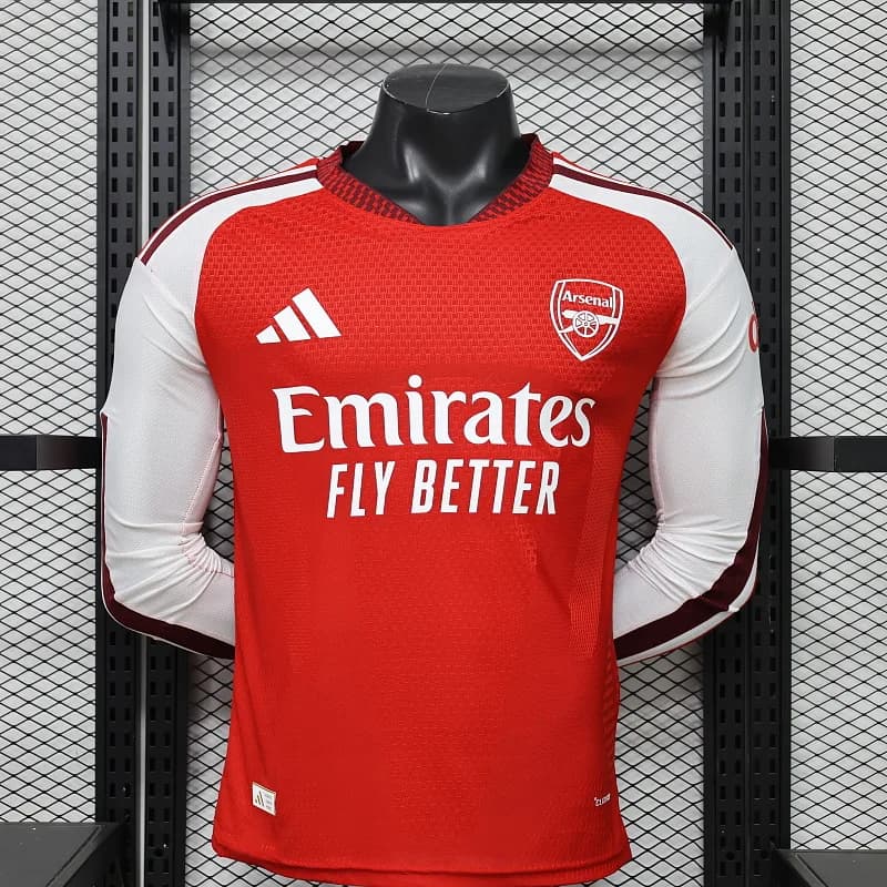 Arsenal Home 26/27 Player Version - Long Sleeve Lengan Panjang