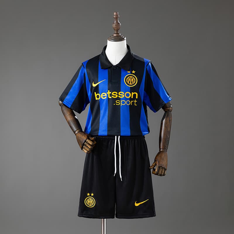Jersey Inter Milan 2026/27 Home Kids Kit Jersey Size 16-28