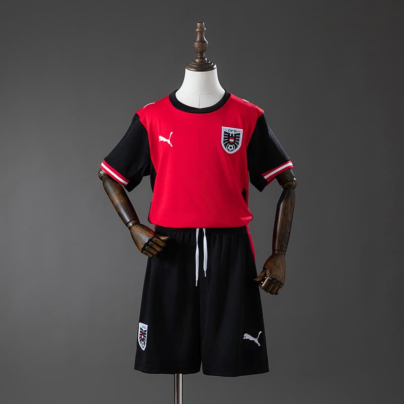 Jersey Austria 2026 Home Kids Kit Jersey SIZE 16-28