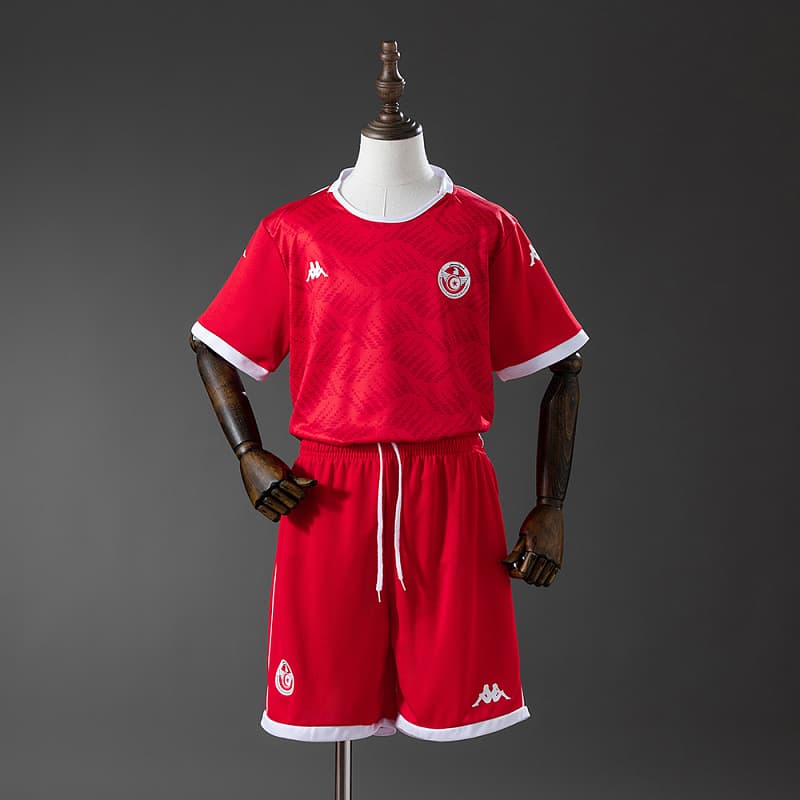 Tunisia 2026 Home Kids Kit Jersey (16-28)