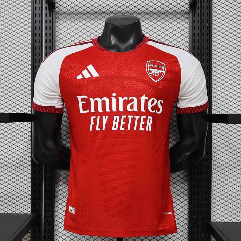Arsenal Home 26/27 Player Version - Short Sleeve Lengan Pendek