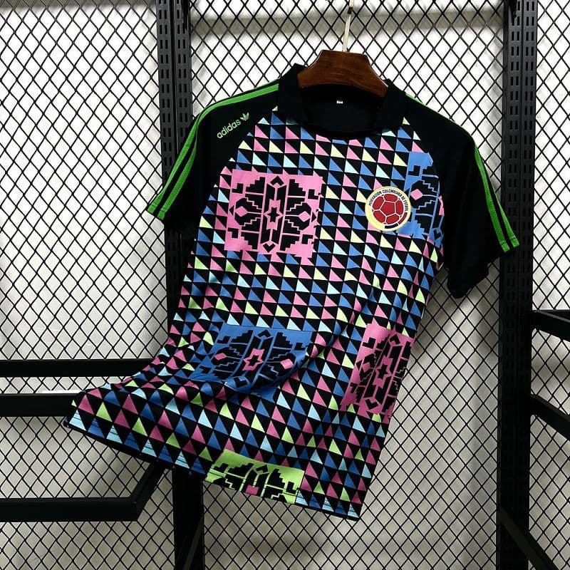 Retro 1990 Colombia Goalkeeper Jersey (S-XXL)