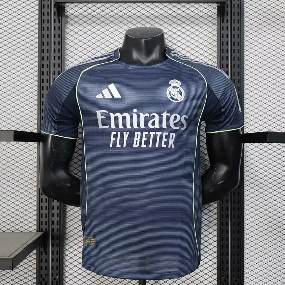 Real Madrid Away 25/26 Player Version - Short Sleeve Lengan Pendek