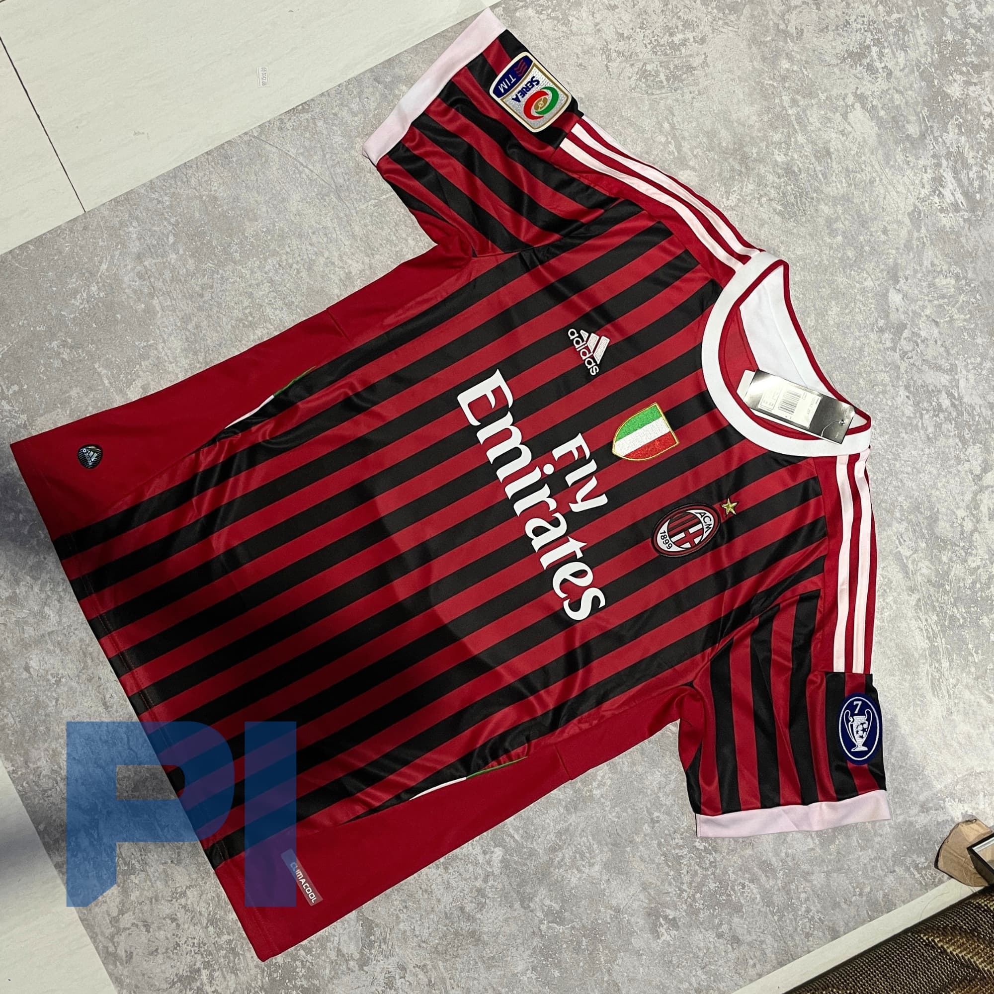 AC Milan Home 11/12 - IBRAHIMOVIC #11 Serie A Edition