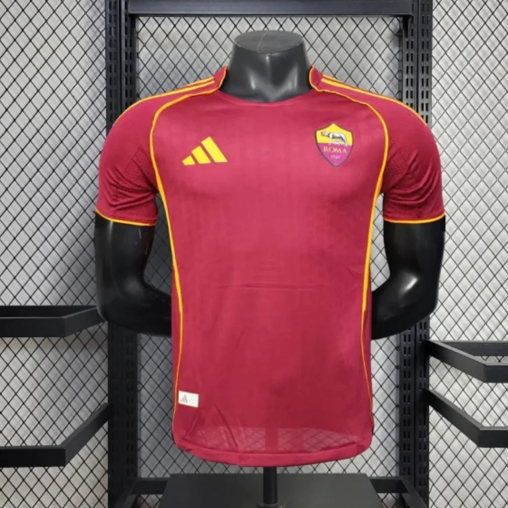 AS Roma Home 25/26 Player Version - Short Sleeve Lengan Pendek