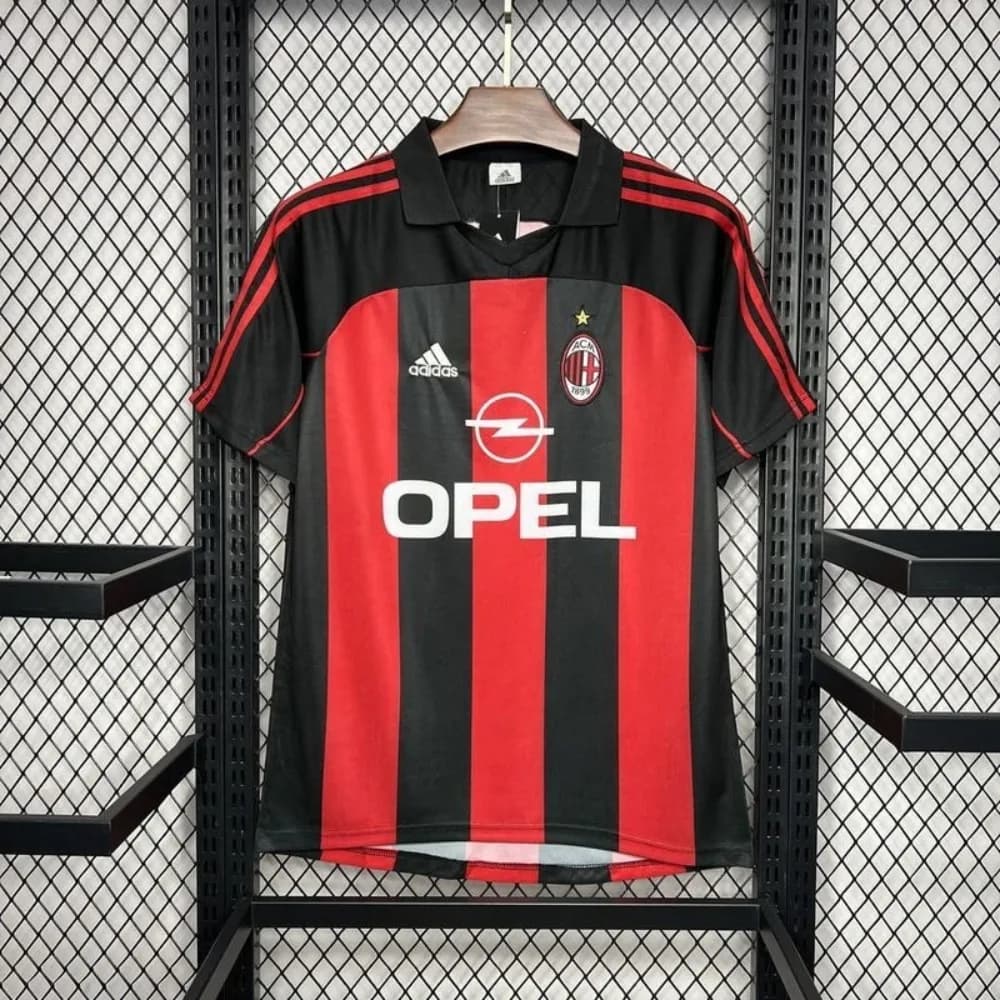 AC Milan Home 00/02 - Short Sleeve Lengan Pendek