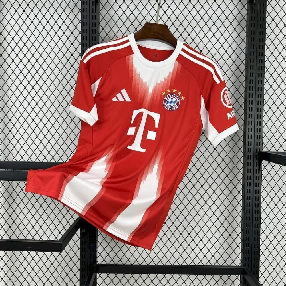 Bayern Munchen Home 25/26 Fans Version - Short Sleeve Lengan Pendek