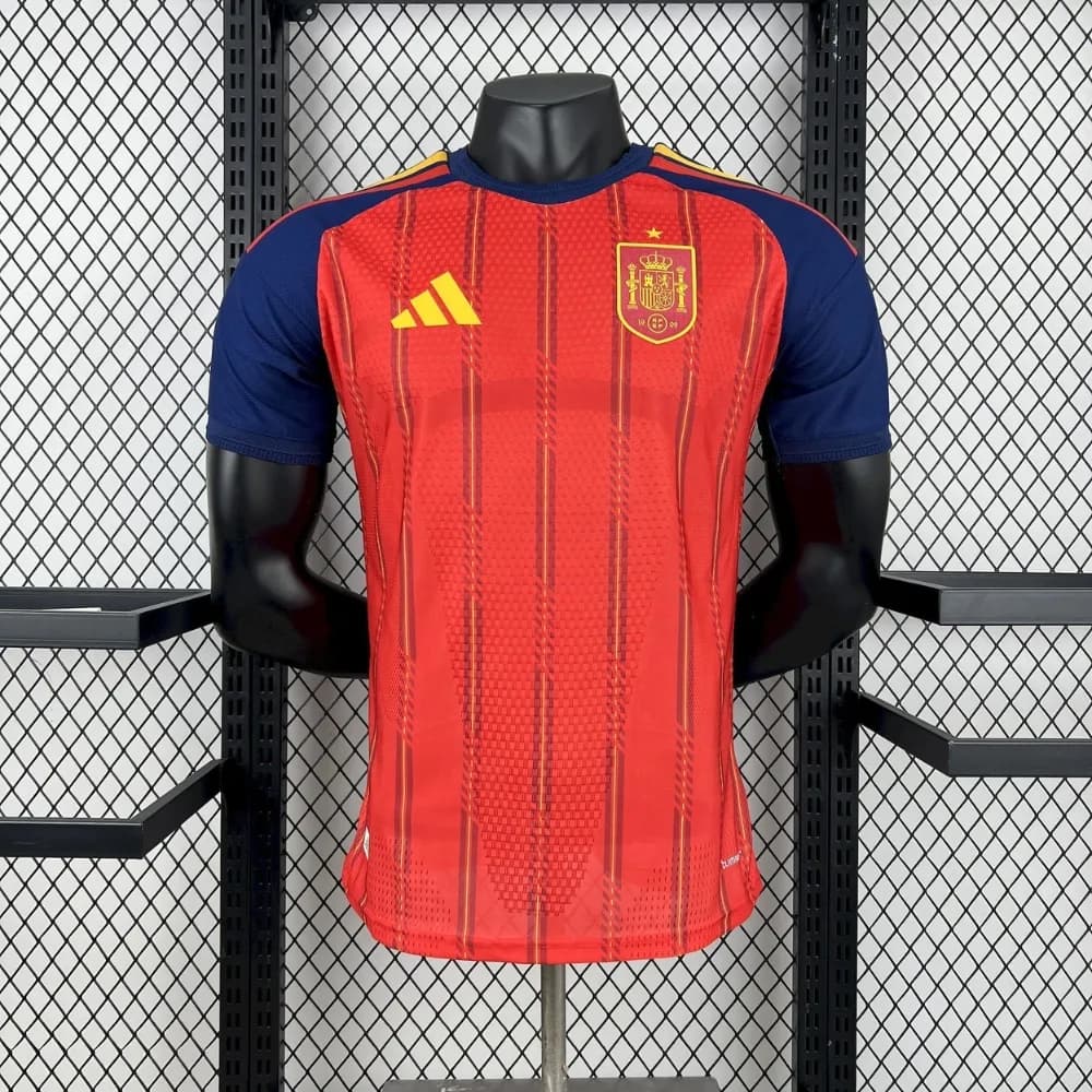 Spanyol Home 2026 Player Version - Short Sleeve Lengan Pendek