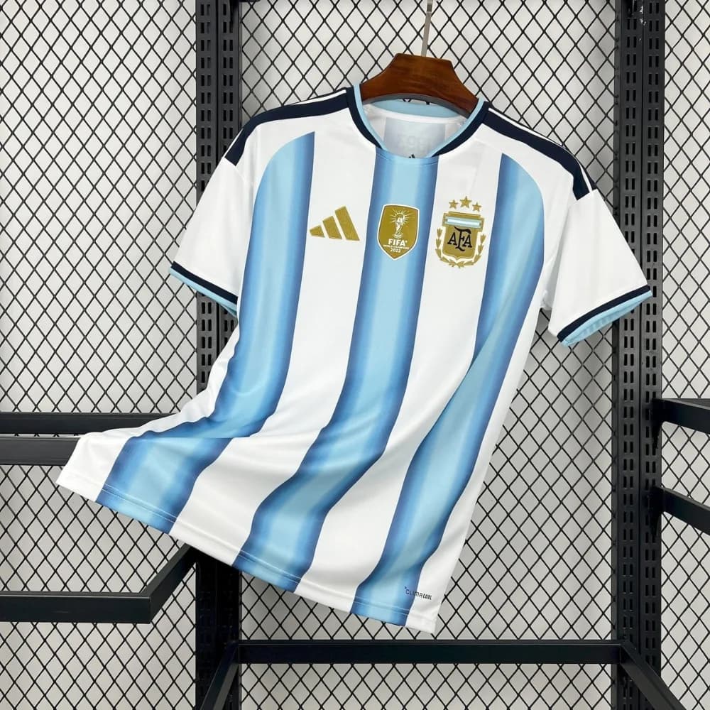 Argentina Home 2026 Fans Version - Short Sleeve Lengan Pendek