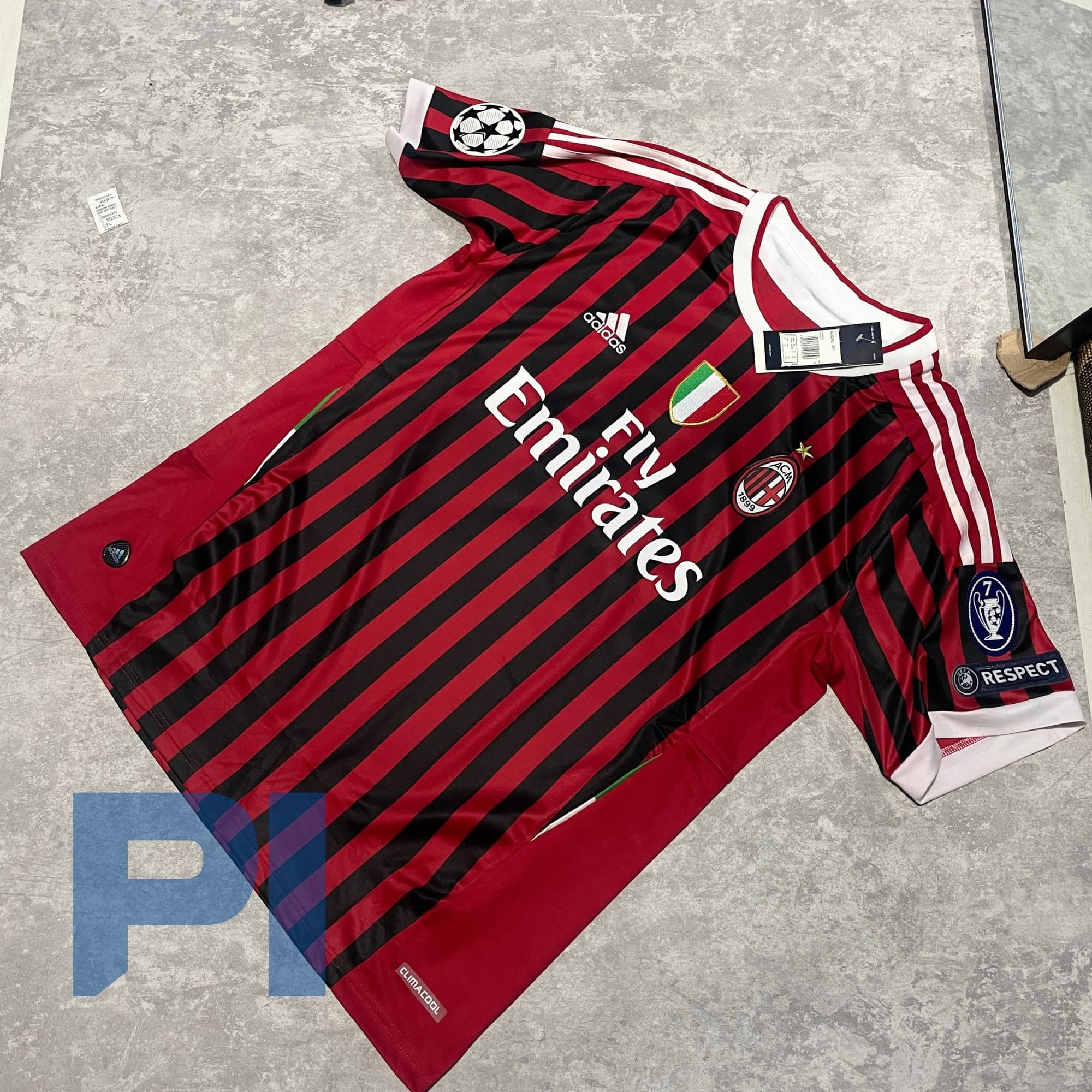 AC Milan Home 11/12 - PRINCE #27 UCL Edition