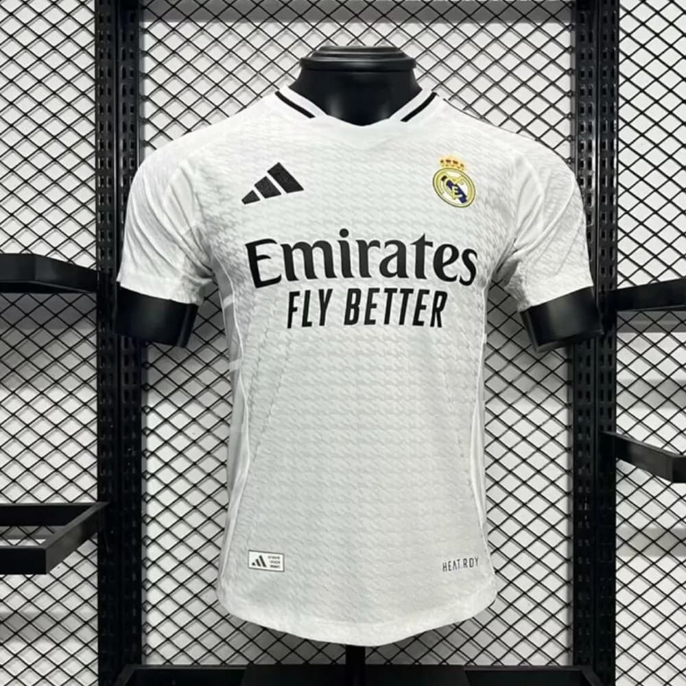 Real Madrid Home 24/25 Player Version - Short Sleeve Lengan Pendek