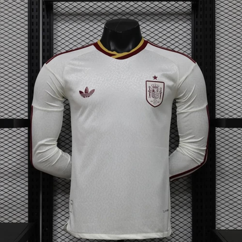 Spanyol Away 2026 Player Version - Long Sleeve Lengan Panjang