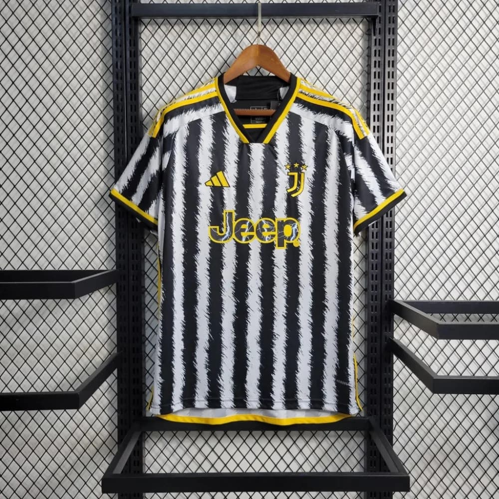 Juventus Home 23/24 Fans Version - Short Sleeve Lengan Pendek