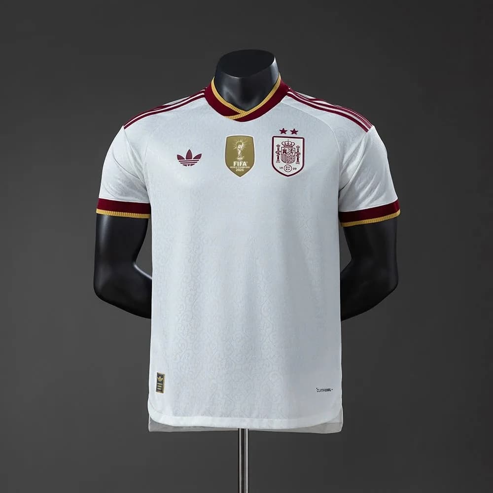 Spanyol Away 2026 ( Two Star) Player Version - Short Sleeve Lengan Pendek