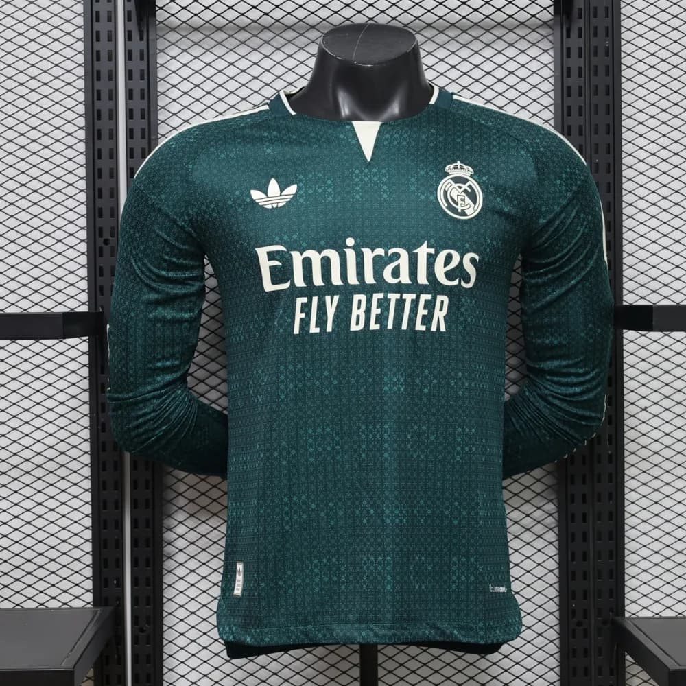 Real Madrid Away 26/27 Player Version - Long Sleeve Lengan Panjang