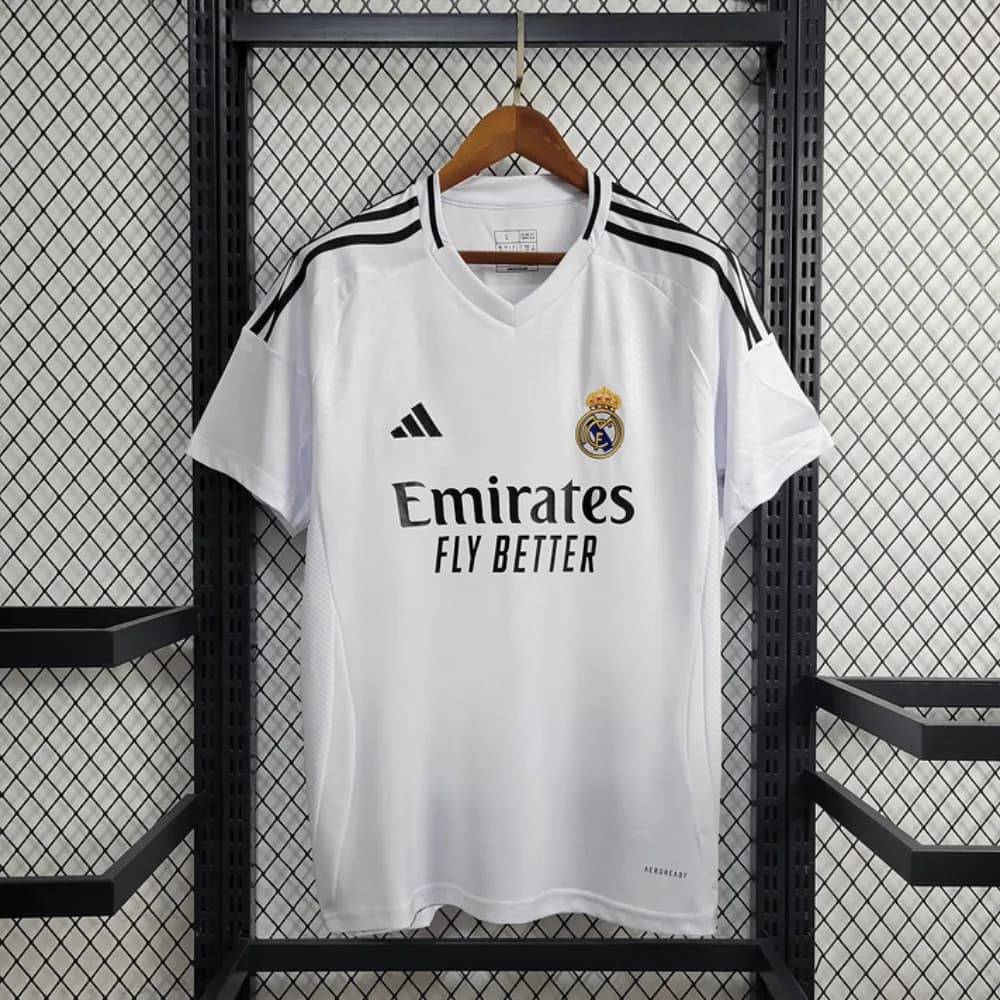 Real Madrid Home 24/25 Fans Version - Short Sleeve Lengan Pendek